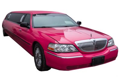 Pink Lincoln Stretch Limousine (8-10 Passengers)